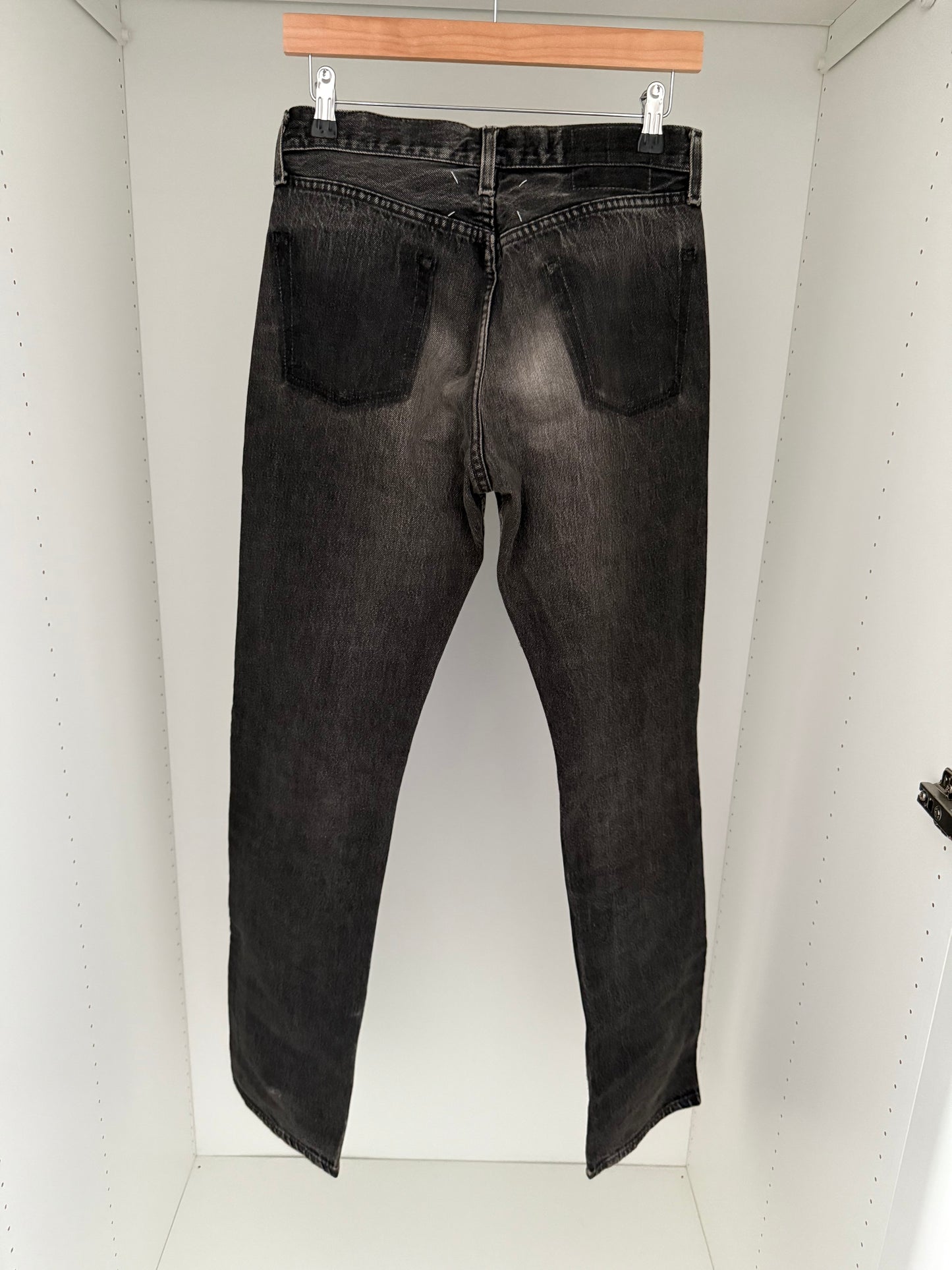 Maison Martin Margiela AW2001 Artisanal Line (0)(10) Leather Panelled Reconstructed Denim