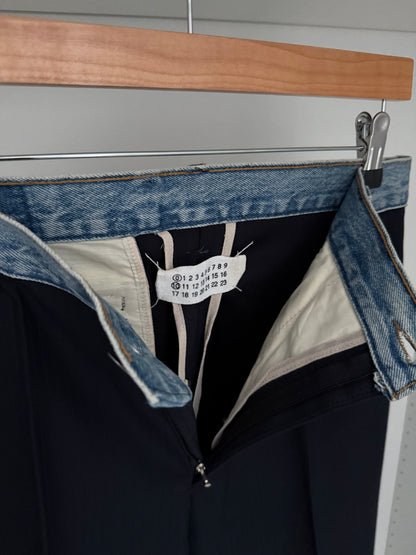 Maison Martin Margiela SS2004 Artisanal Line (0)(10) Reconstructed Denim Waistband Pants