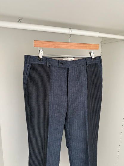 Maison Martin Margiela AW2004 Artisanal Line (0)(10) Reconstructed Striped Pants