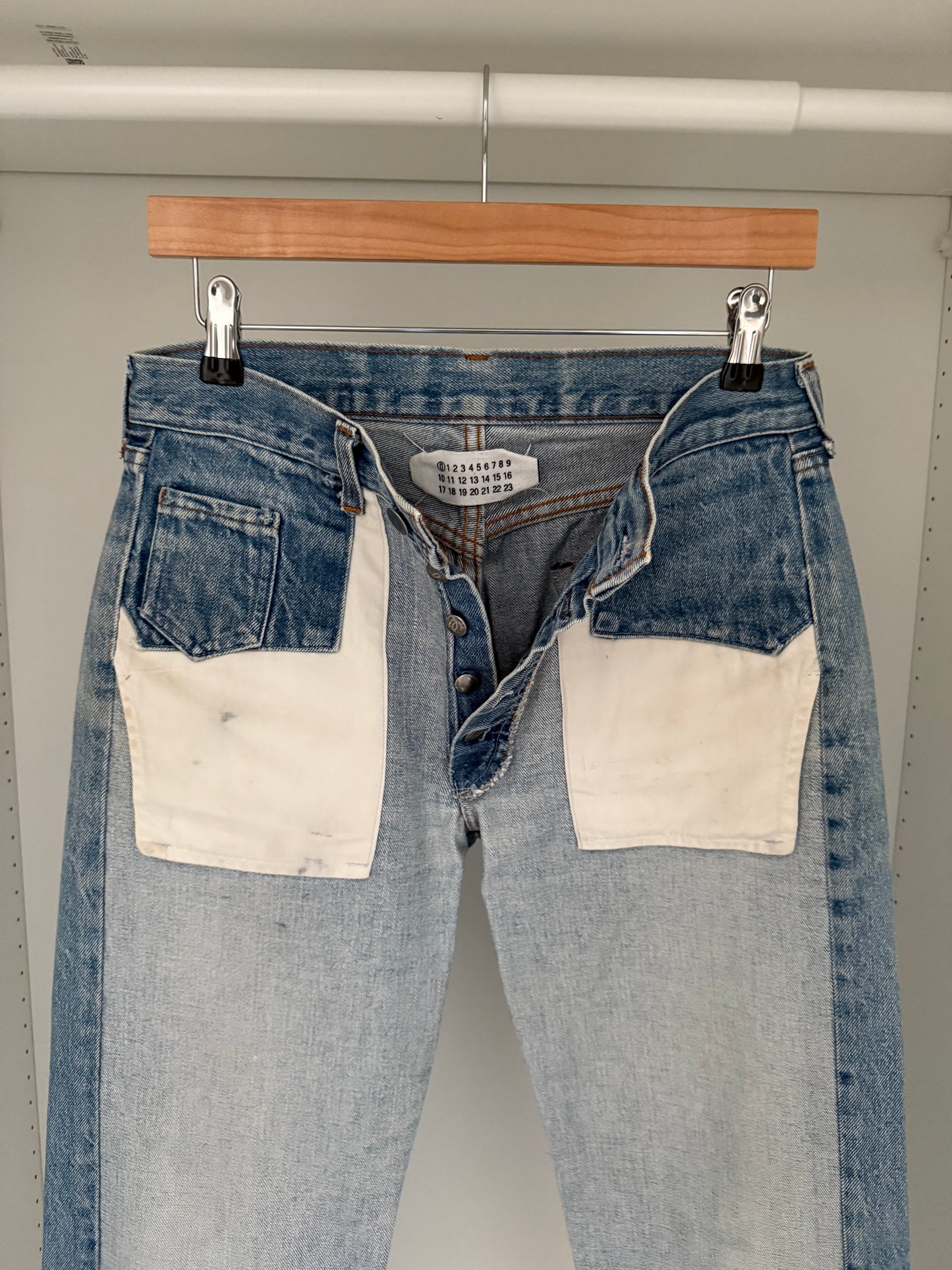 Maison Martin Margiela AW2004 Artisanal Line (0)(10) Inverted Reconstructed Denim