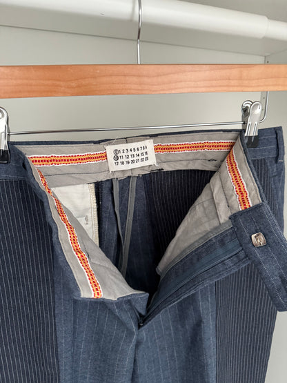 Maison Martin Margiela AW2004 Artisanal Line (0)(10) Reconstructed Striped Pants