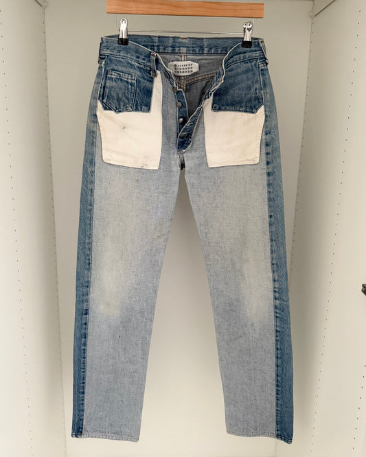 Maison Martin Margiela AW2004 Artisanal Line (0)(10) Inverted Reconstructed Denim