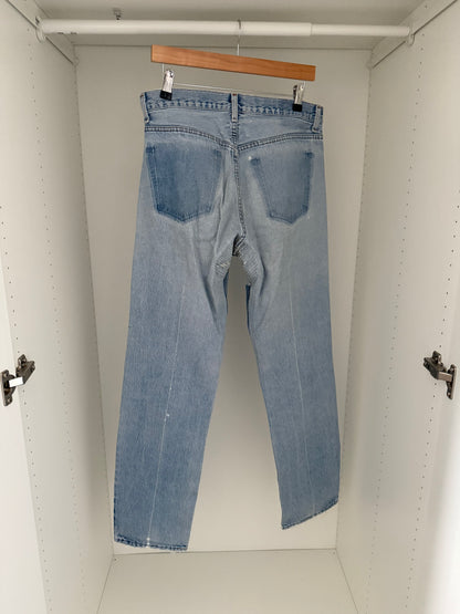 Maison Martin Margiela AW1999 Artisanal Line (0)(10) Reconstructed Bleached Panelled Denim