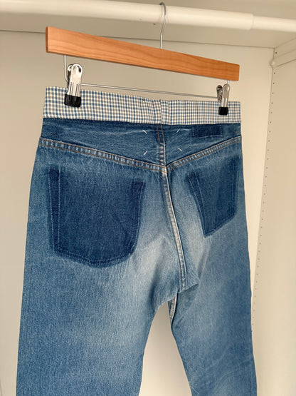 Maison Martin Margiela AW2004 Artisanal Line (0)(10) Reconstructed Panelled Denim