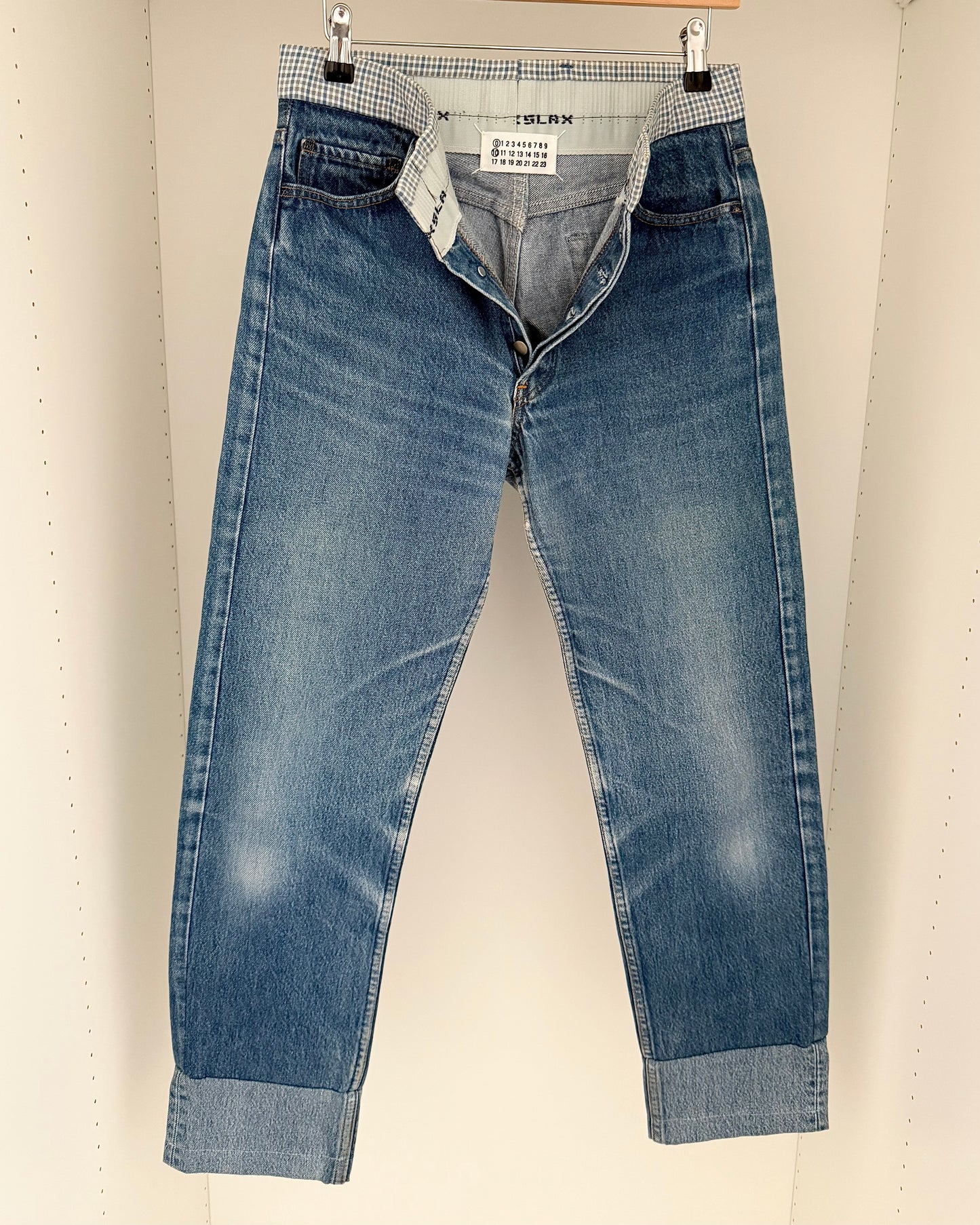 Maison Martin Margiela AW2004 Artisanal Line (0)(10) Reconstructed Panelled Denim
