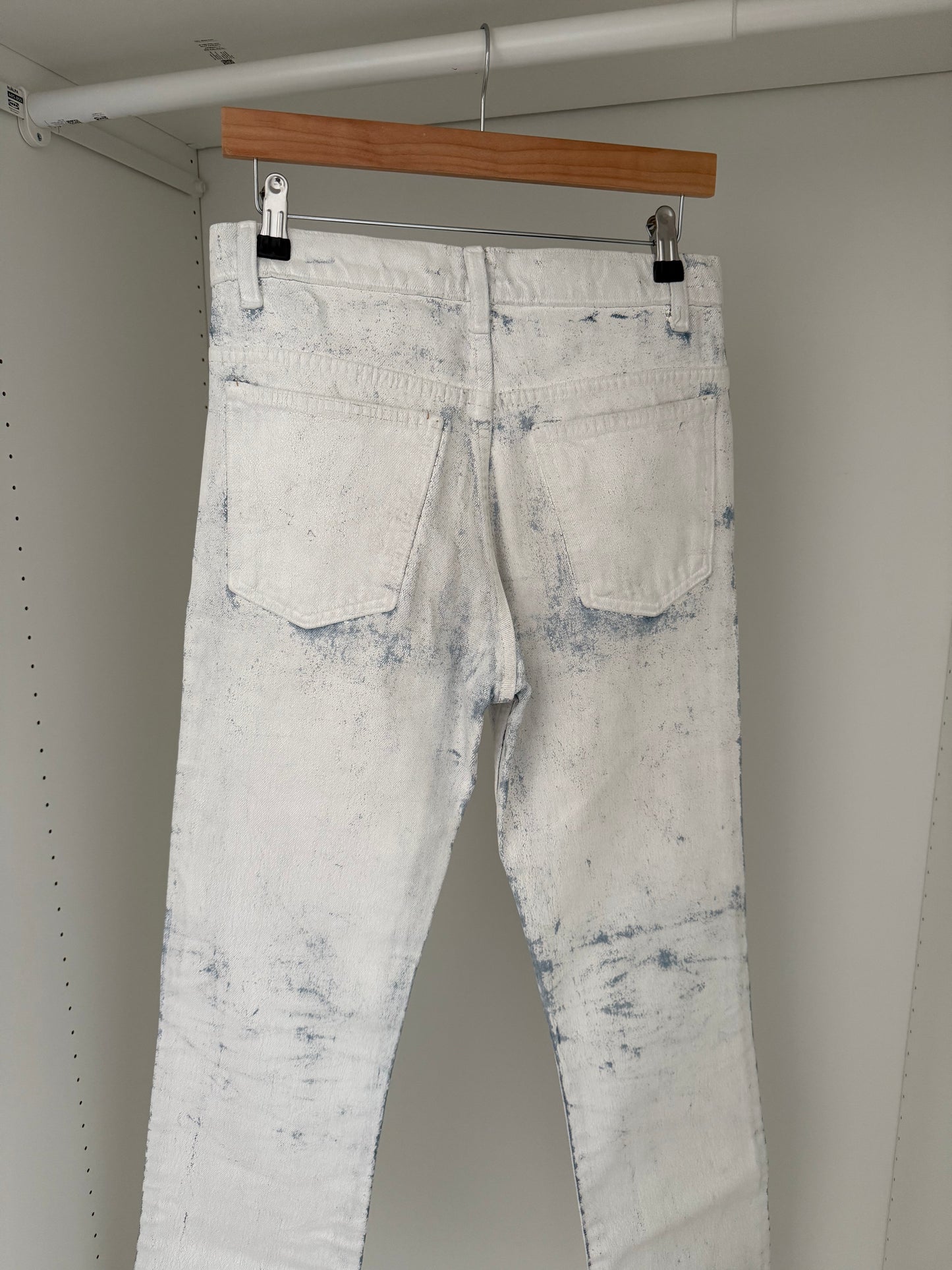 Maison Martin Margiela AW1999 Artisanal Line (0)(10) White Painted Denim
