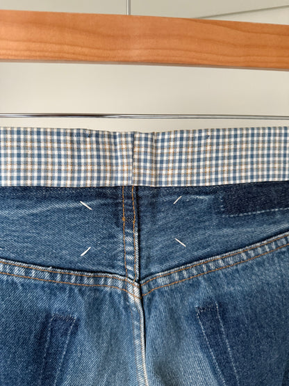 Maison Martin Margiela AW2004 Artisanal Line (0)(10) Reconstructed Panelled Denim