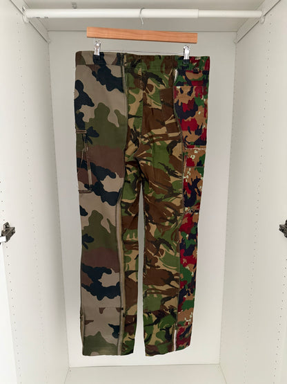 Maison Martin Margiela SS2005 Artisanal Line (0)(10) Reconstructed Military Camo Pants