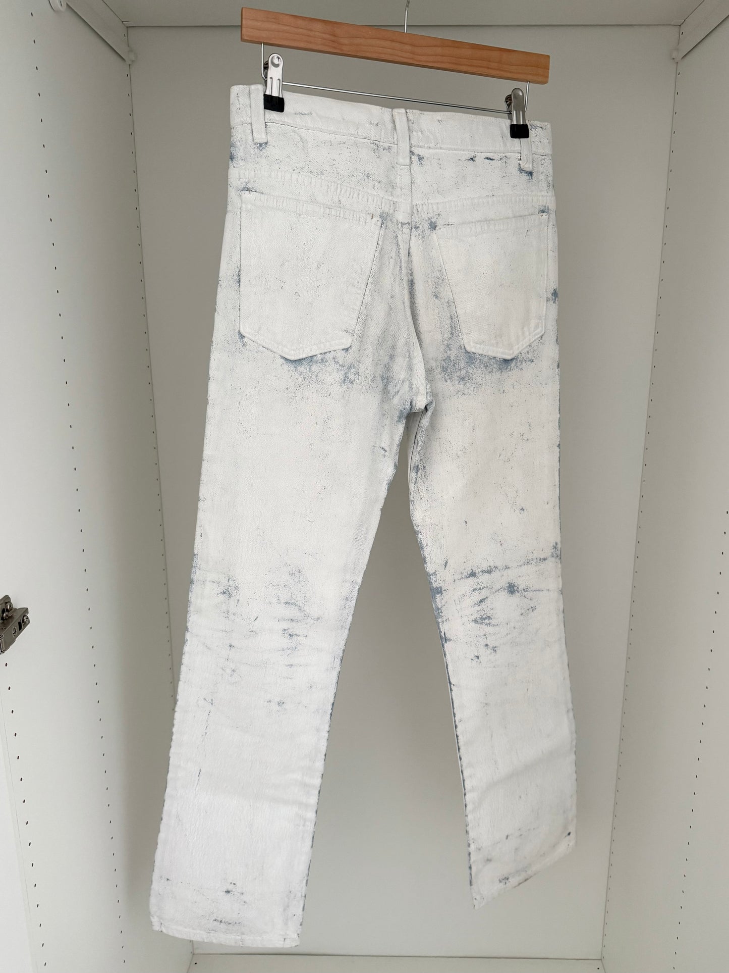 Maison Martin Margiela AW1999 Artisanal Line (0)(10) White Painted Denim
