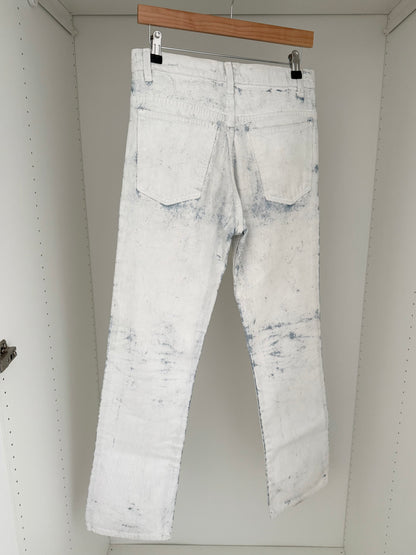 Maison Martin Margiela AW1999 Artisanal Line (0)(10) White Painted Denim