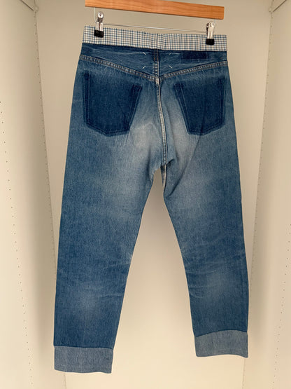 Maison Martin Margiela AW2004 Artisanal Line (0)(10) Reconstructed Panelled Denim