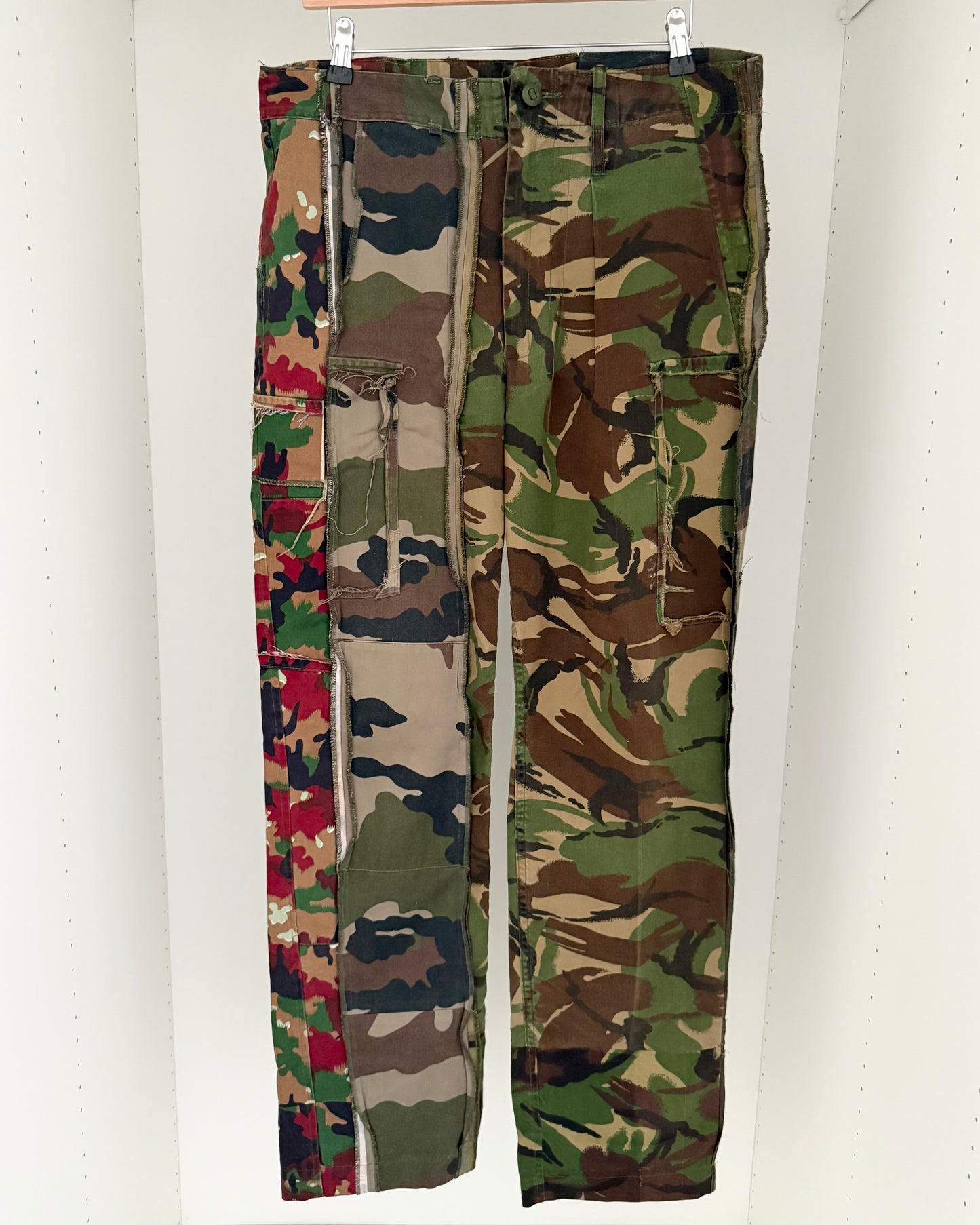 Maison Martin Margiela SS2005 Artisanal Line (0)(10) Reconstructed Military Camo Pants