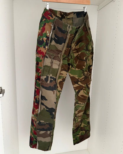 Maison Martin Margiela SS2005 Artisanal Line (0)(10) Reconstructed Military Camo Pants