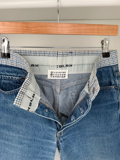 Maison Martin Margiela AW2004 Artisanal Line (0)(10) Reconstructed Panelled Denim