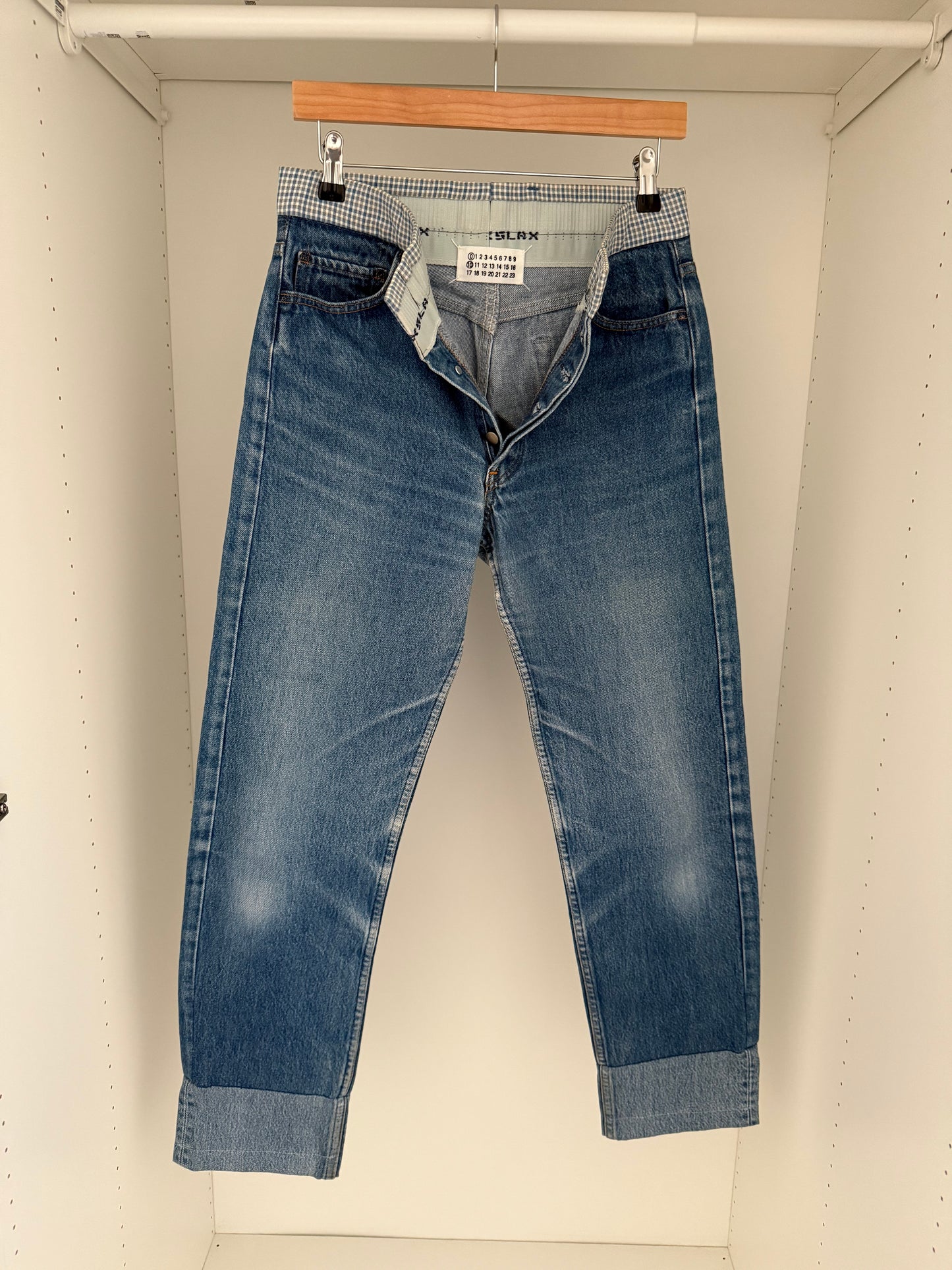 Maison Martin Margiela AW2004 Artisanal Line (0)(10) Reconstructed Panelled Denim