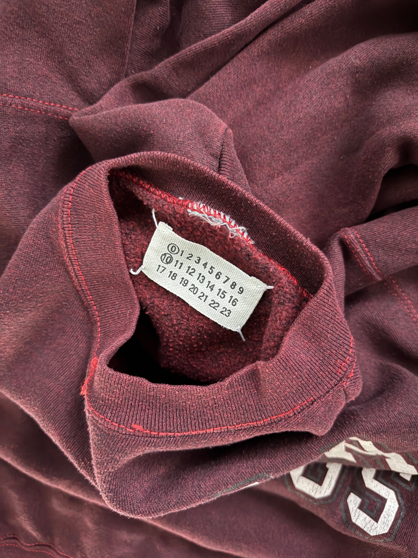 Maison Martin Margiela AW1999 Artisanal Line (0)(10) Reconstructed Sweatshirt Bag