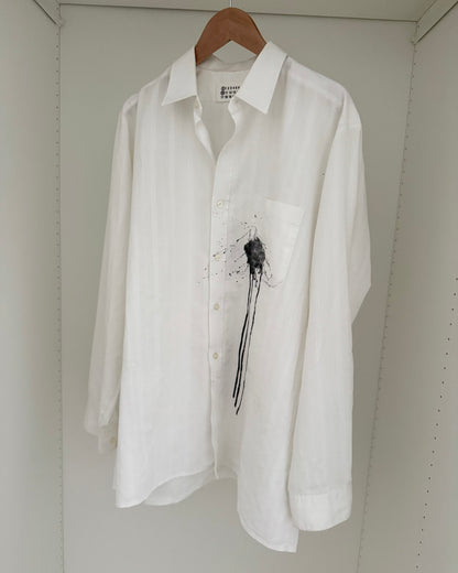Maison Martin Margiela FW2004 Artisanal Line (0)(10) Ink Splatter Shirt
