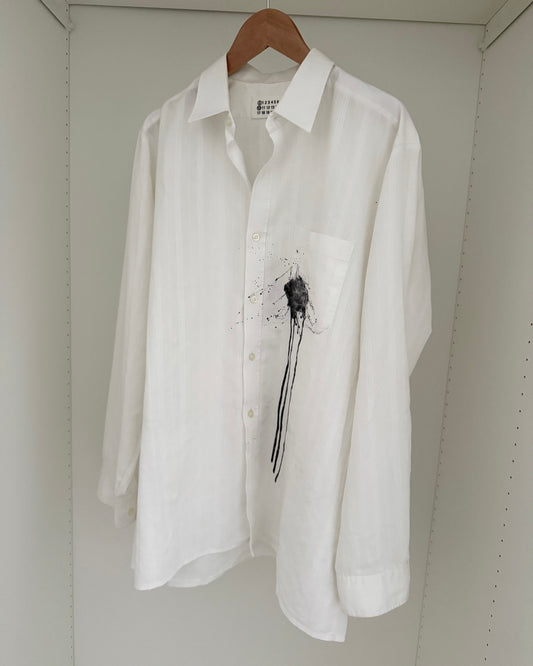Maison Martin Margiela FW2004 Artisanal Line (0)(10) Ink Splatter Shirt