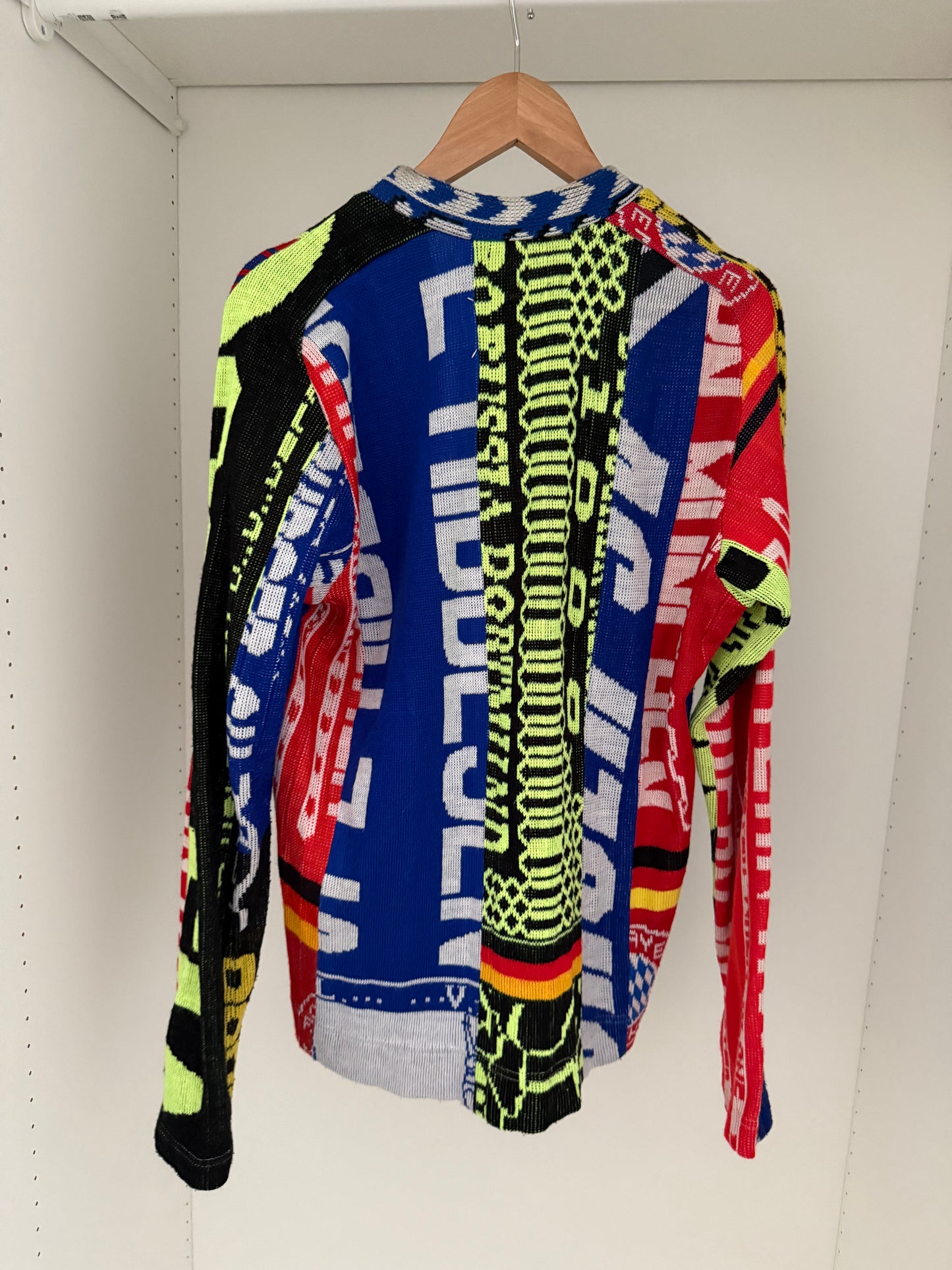 Maison Martin Margiela SS2005 Artisanal Line (0)(10) Reconstructed Soccer Scarf Sweater