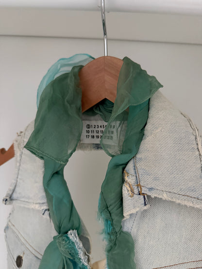 Maison Martin Margiela AW1999 Artisanal Line (0) Reconstructed Denim Scarf Vest