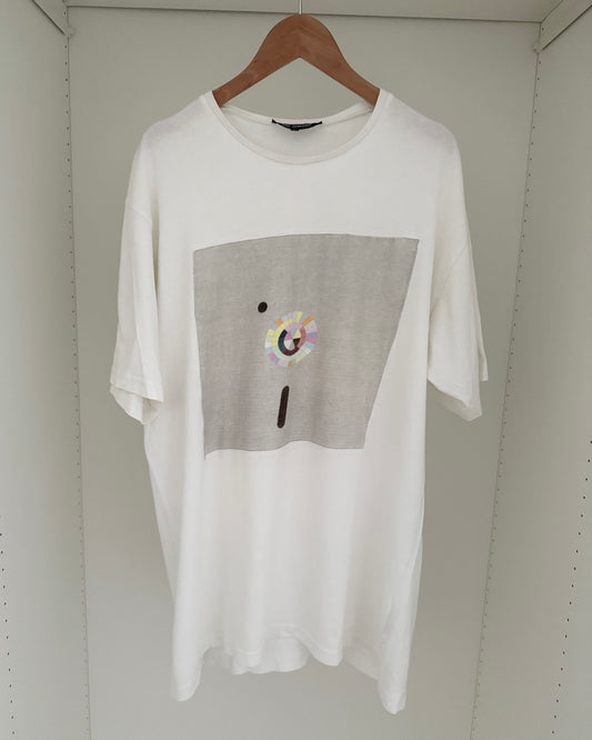 Raf Simons AW2003 'Closer' New Order PCL Art Patch by Peter Saville T-Shirt