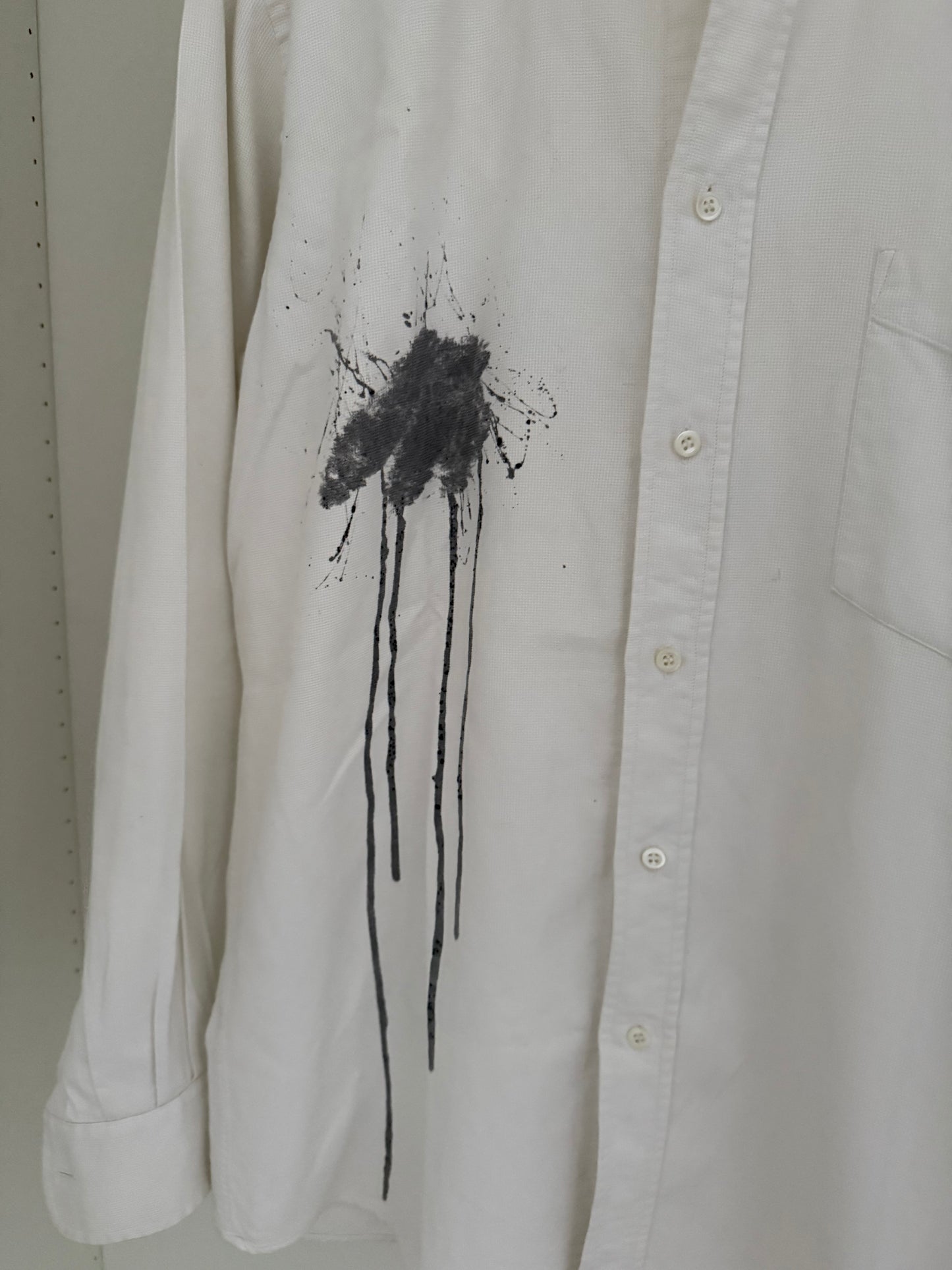 Maison Martin Margiela FW2004 Artisanal Line (0)(10) Ink Splatter Shirt