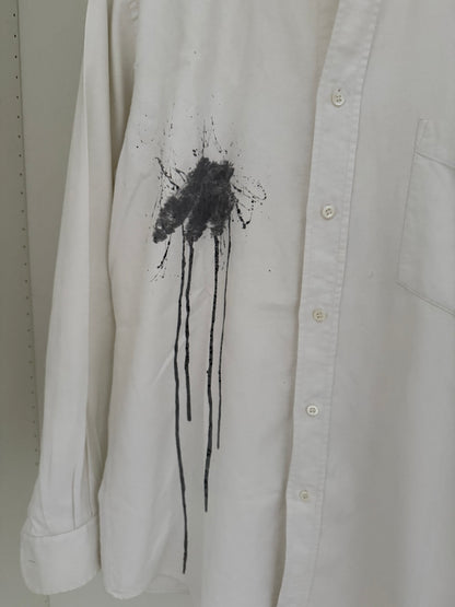 Maison Martin Margiela FW2004 Artisanal Line (0)(10) Ink Splatter Shirt