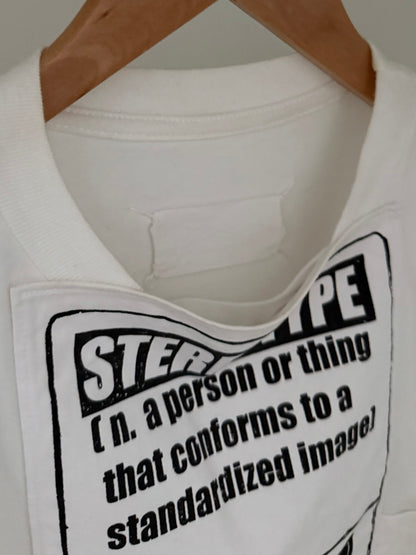 Maison Martin Margiela SS2000 'Defile' Line Stereotype Patch T-Shirt