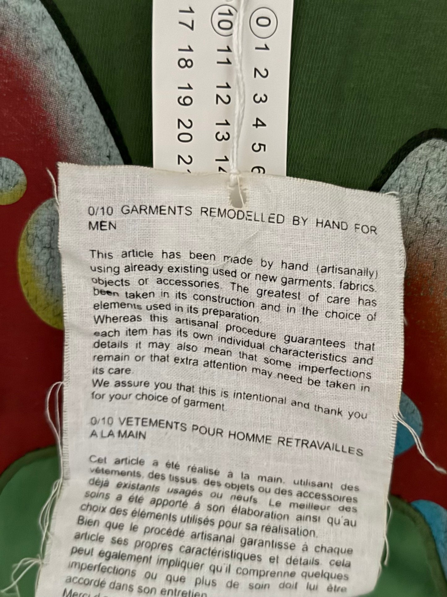 Maison Martin Margiela FW2004 Artisanal Line (0)(10) Clover St Patricks Patch T-Shirt