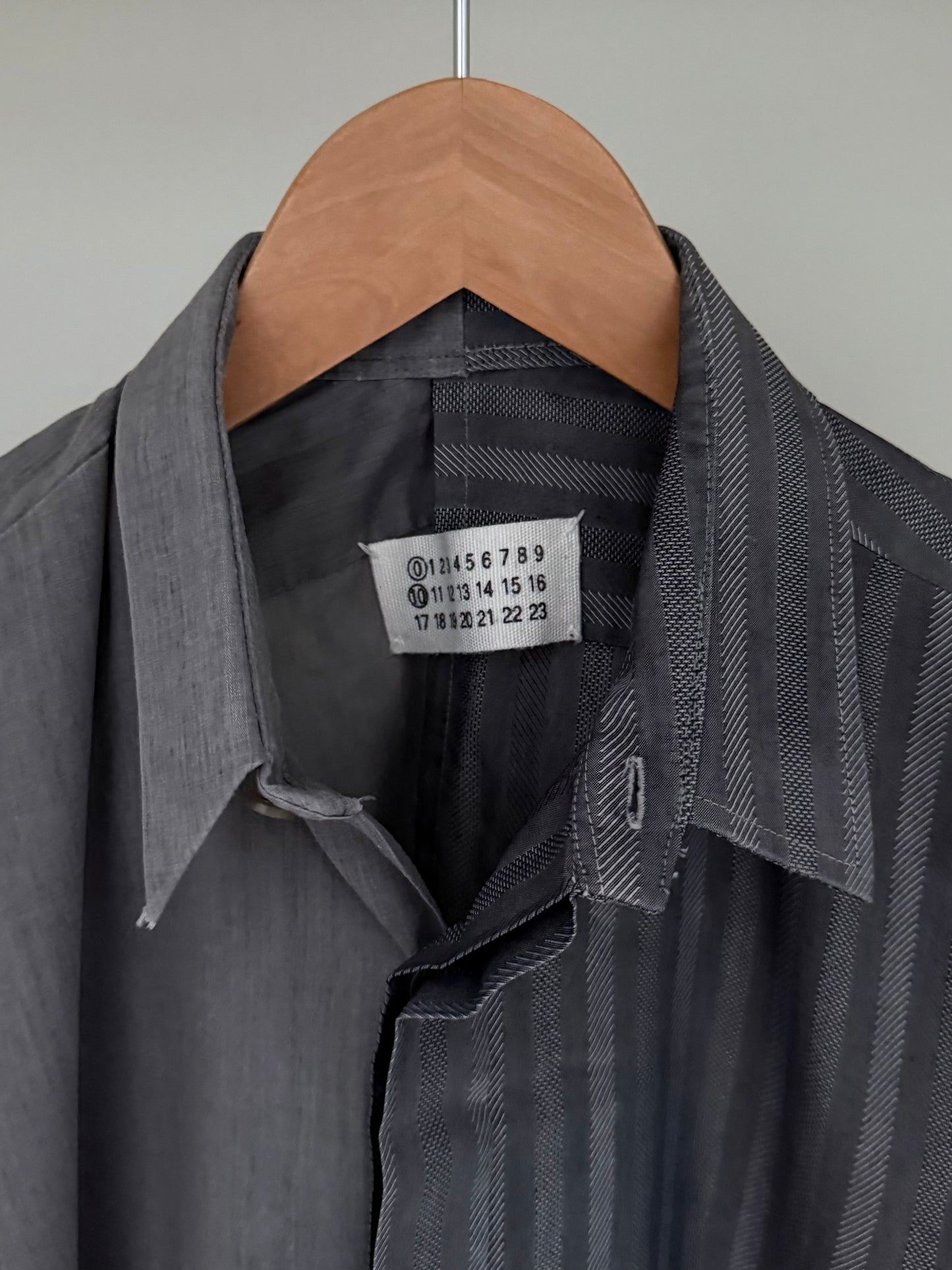 Maison Martin Margiela FW2001 Artisanal Line (0)(10) Split Reconstructed Shirt