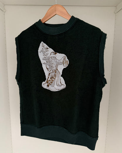 Maison Martin Margiela SS2005 Artisanal Line (0)(10) Embroidered Christmas Wizard Reversed Sweater