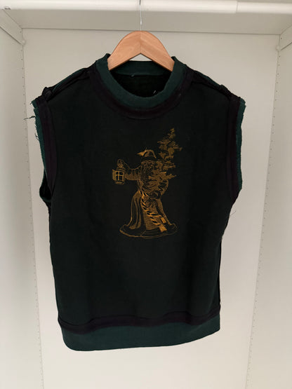 Maison Martin Margiela SS2005 Artisanal Line (0)(10) Embroidered Christmas Wizard Reversed Sweater