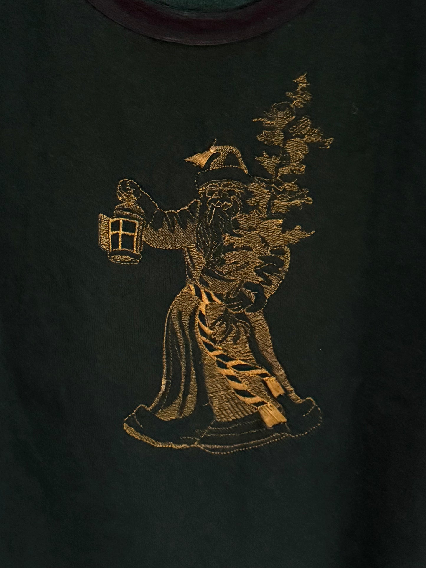 Maison Martin Margiela SS2005 Artisanal Line (0)(10) Embroidered Christmas Wizard Reversed Sweater