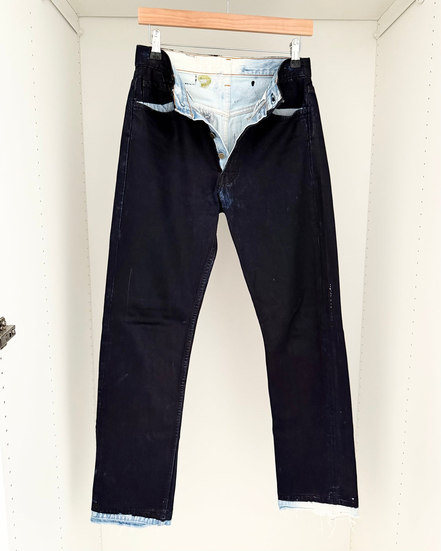 Maison Martin Margiela AW1999 Artisanal Line (0)(10) Painted Denim