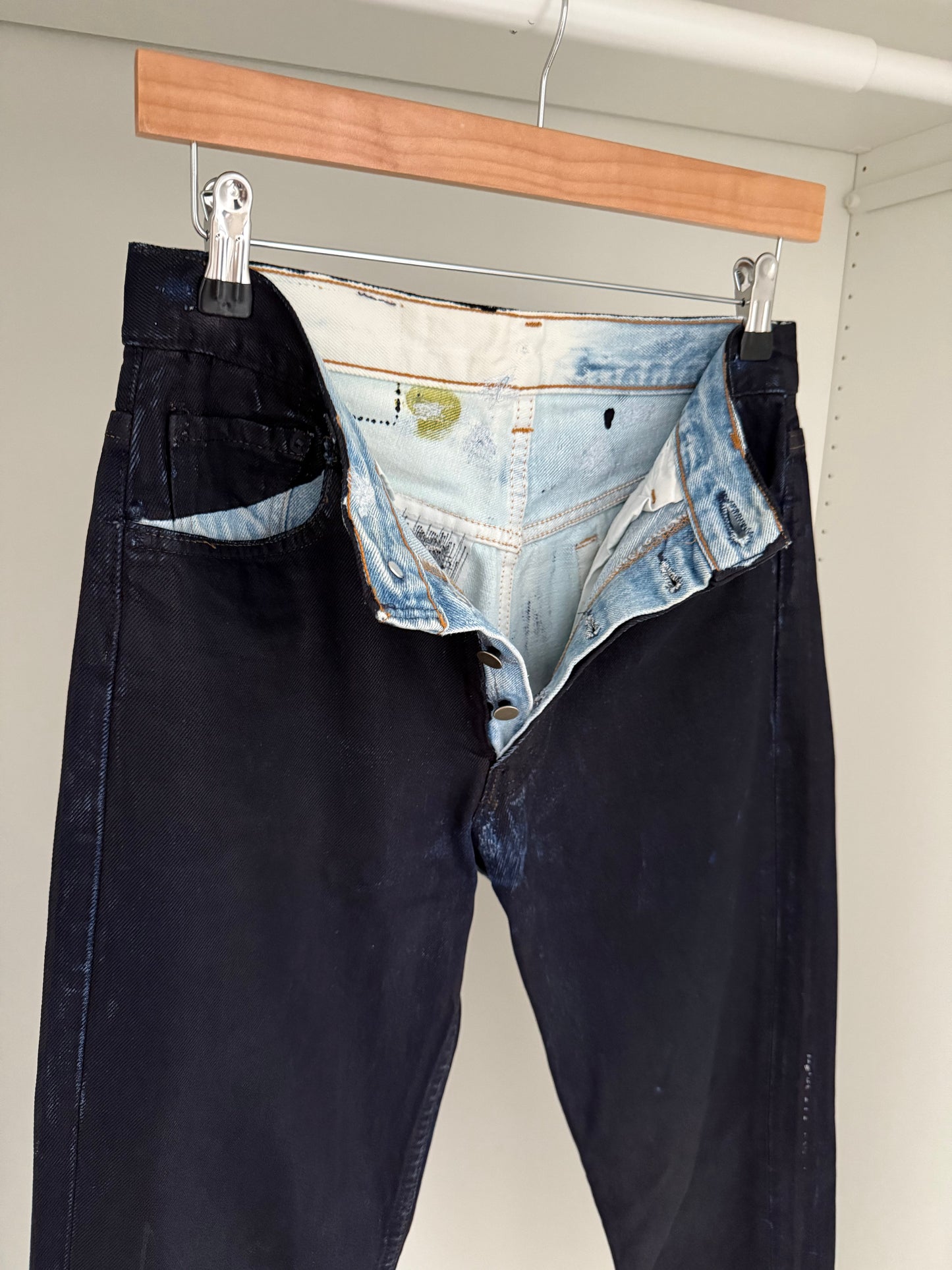 Maison Martin Margiela AW1999 Artisanal Line (0)(10) Painted Denim