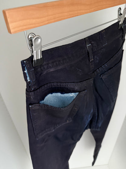 Maison Martin Margiela AW1999 Artisanal Line (0)(10) Painted Denim