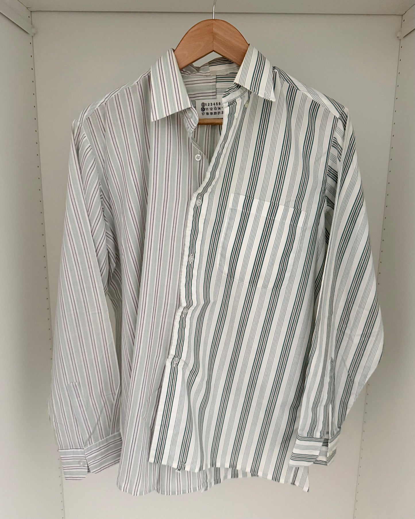 Maison Martin Margiela AW2001 Artisanal Line (0)(10) Split Reconstructed Shirt