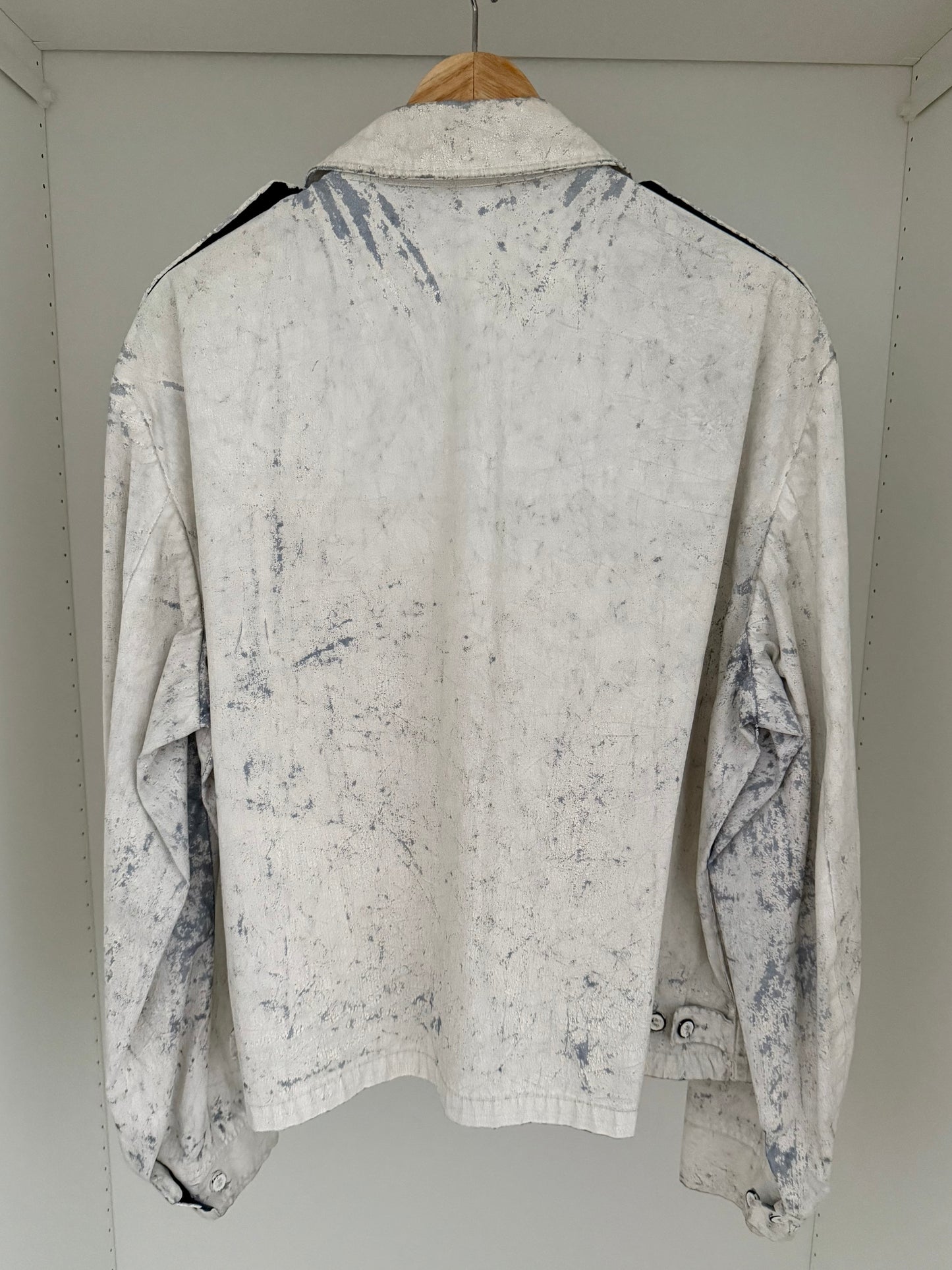 Maison Martin Margiela SS2004 Artisanal Line (0)(10) Painted Military Jacket