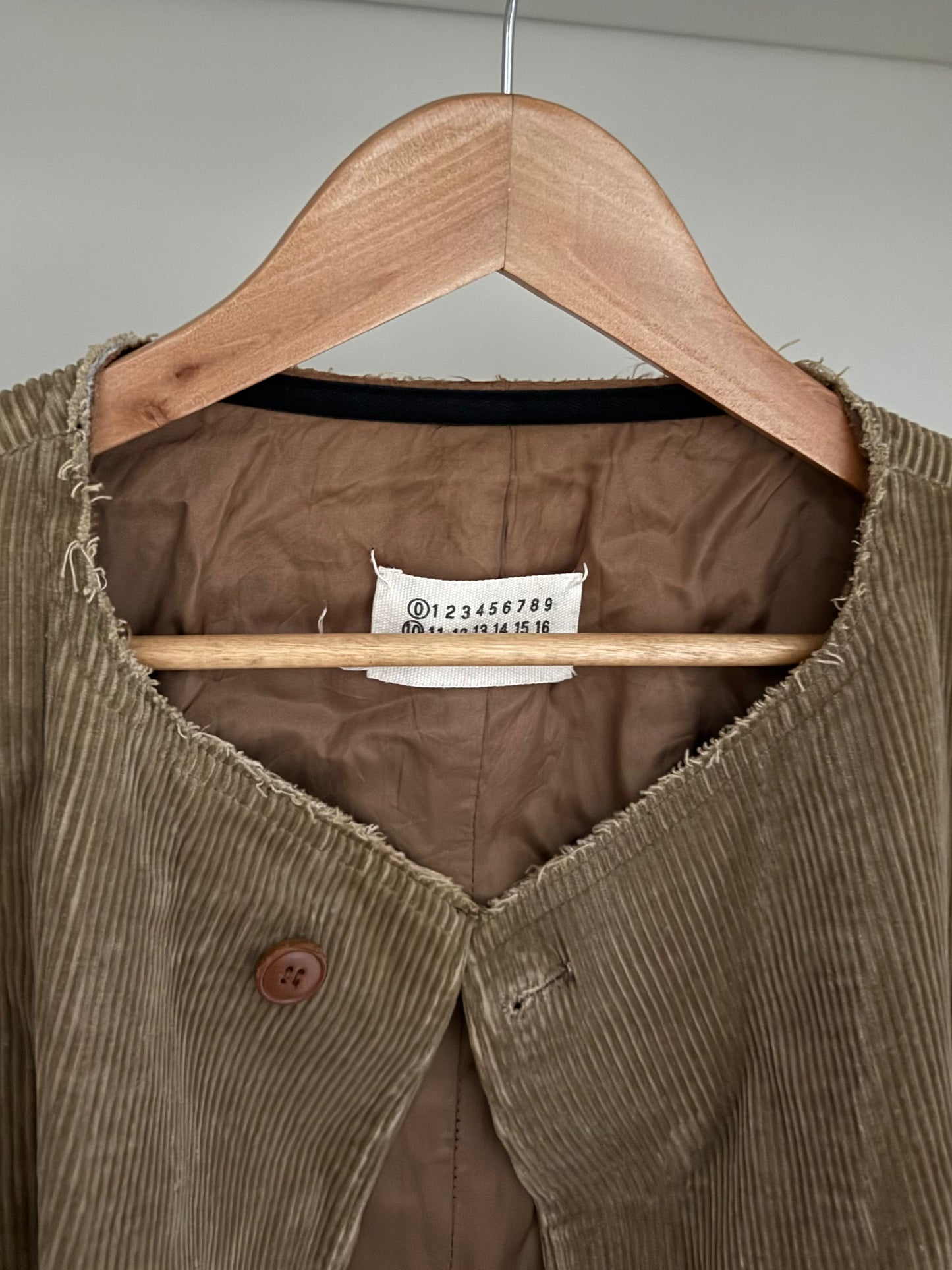 Maison Martin Margiela AW2002 Artisanal Line (0)(10) Reconstructed Corduroy Jacket